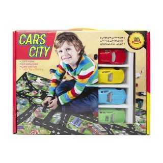 مجموعه شهر خودرو حاوی علائم راهنمایی و رانندگی | شهر اسباب بازی