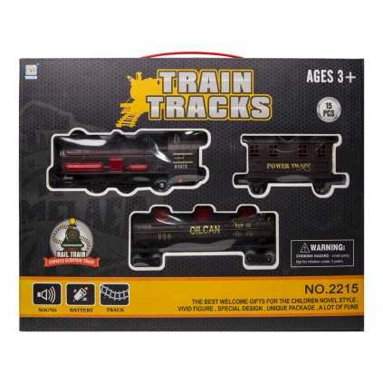 قطار باری 15 تکه مناسب رده سنی +3 سال 2215 | شهر اسباب بازی