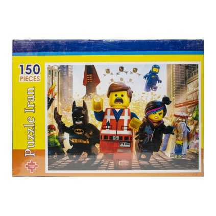 پازل 150 تکه با طرح شهر لگو | شهر اسباب بازی