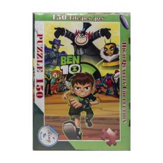 پازل 150 تکه با طرح بن تن ben ten | شهر اسباب بازی