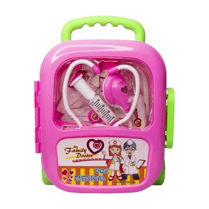 ست پزشکی کیفی چمدانی چرخدار 10915 | شهر اسباب بازی