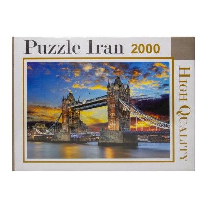 پازل 2000 تکه طرح پل تاور بریج انگلستان Tower Bridge | شهر اسباب بازی