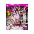 عروسک باربی دوچرخه سوار با بادکنک 1026-39
