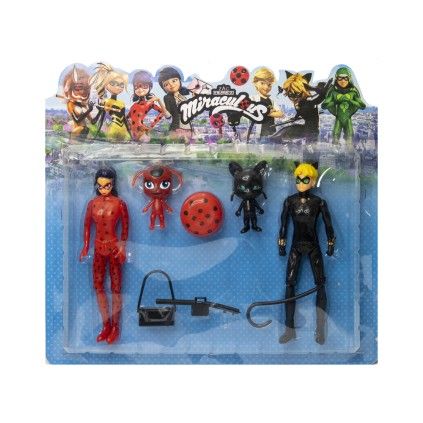 عروسک دختر کفشدوزکی لیدی باگ و گربه نوآرLadybug & Cat Noir 1543 | شهر اسباب بازی