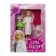 عروسک باربی پرستار و بچه little docto 1306 | شهر اسباب بازی
