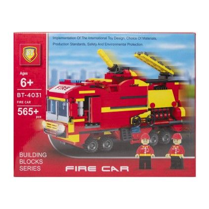 بسته لگو 565 تکه bt ماشین آتش نشانی 4031 fire car | شهر اسباب بازی