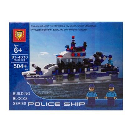بسته لگو 504 تکه bt کشتی پلیس 4030 police ship | شهر اسباب بازی