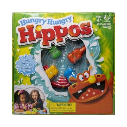 بازی اسب آبی گرسنه Hungry Hippos | شهر اسباب بازی