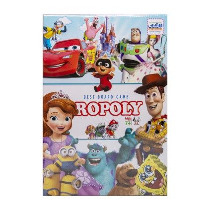 بازی روپولی طرح شخصیت های کارتونی | شهر اسباب بازی