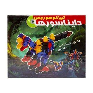 بسته لگو ساختنی کلیک مدل دایناسور تیرانوسوروس | شهر اسباب بازی