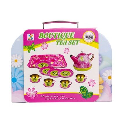 ست وسایل چای خوری جعبه فلزی 966boutique tea set | شهر اسباب بازی