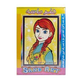 بسته سرگرمی هنر ماسه آنشرلی با 3 طرح آماده sand art | شهر اسباب بازی