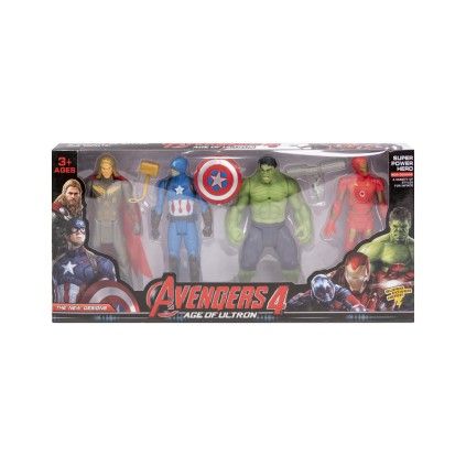بسته شخصیت های اونجرز 4 avengers -2124- | شهر اسباب بازی