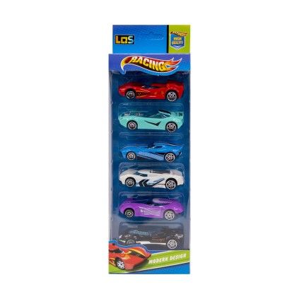 ست شش عددی ماشین مسابقه فلزی 1869 racing car | شهر اسباب بازی