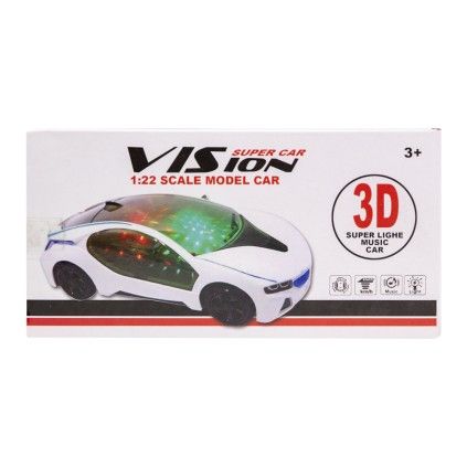 ماشین موزیکال و چراغدار ویژن 132 vision super car | شهر اسباب بازی