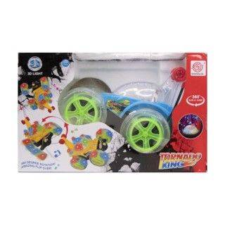 ماشین دیوانه موزیکال و چراغدار تورنادوکینگ9802 tornado king | شهر اسباب بازی