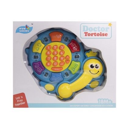 تلفن موزیکال و چراغدار حلزون 867 doctor tortoise | شهر اسباب بازی