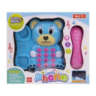 تلفن موزیکال و پروژکتوردار خرسی 699 magical phone | شهر اسباب بازی