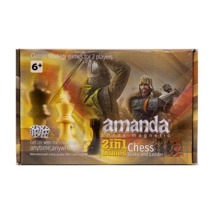 شطرنج و مارپله مغناطیسی chess & snake and ladder | شهر اسباب بازی