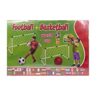 تور و دروازه فوتبال بسکتبال football and basketball set | شهر اسباب بازی