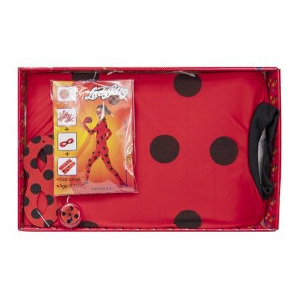 ست لباس دختر کفشدوزکی 120 سانت سن 9و10 سال ladybug | شهر اسباب بازی