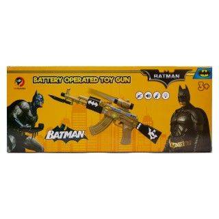 تفنگ کلاش موزیکال بت من چرادار و صدادار 3500flash gun bat man | شهر اسباب بازی