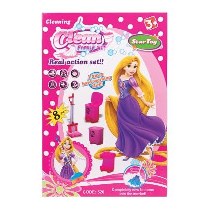 ست لوازم نظافت منزل 520 clean family set | شهر اسباب بازی
