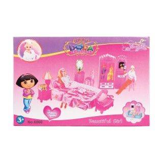 ست لوازم اتاق خواب باربی6060 dora | شهر اسباب بازی