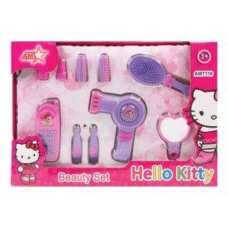 ست لوازم زیبایی و مراقبت مو طرح کیتی 116 | شهر اسباب بازی