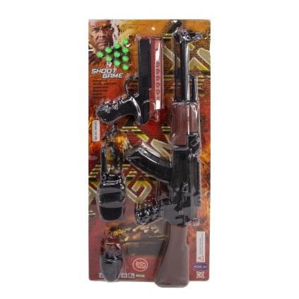 ست تفنگ ، کلاش نارنجک و بیسیم 300182 | شهر اسباب بازی