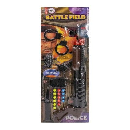 ست تفنگ تپانچه پلیس با لوازم battlefield | شهر اسباب بازی