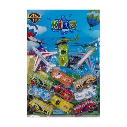 ست وسایل نقلیه موتور، ماشین، هواپیما و اتوبوس | شهر اسباب بازی