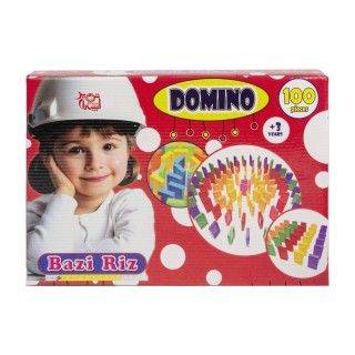 دومینو 100 تکه بازی ریز domino bazi riz | شهر اسباب بازی