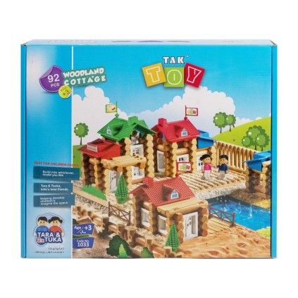 لگو کلبه جنگلی92 تکه تارا و توکا مدل 1033 | شهر اسباب بازی