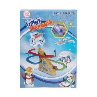 پله سرسره موزیکال پنگوئن ها910- funny penguin | شهر اسباب بازی