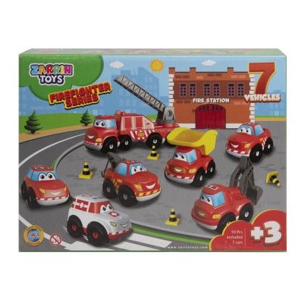 ست ماشین های آتش نشانی 7 عددی | شهر اسباب بازی