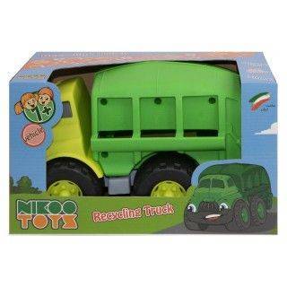 ماشین کامیون زباله جنس پلاستیک نشکن نیکو تویز | شهر اسباب بازی