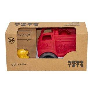 ماشین کامیون آتش نشانی جنس پلاستیک نشکن نیکو تویز | شهر اسباب بازی