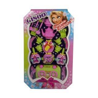 ست 37 تکه وسایل آشپزخانه گیسو کمند | شهر اسباب بازی