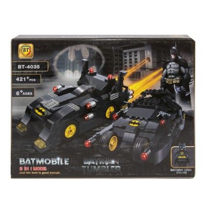 بسته لگو 421 تکه bt ماشین بتمن 4035 batman tumbler | شهر اسباب بازی