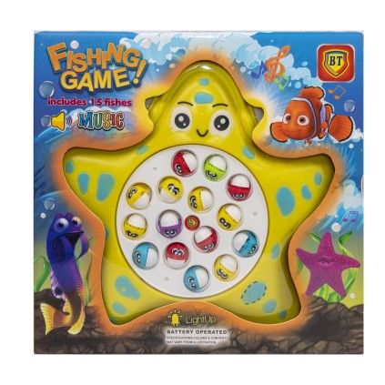 ماهیگیری موزیکال و چراغدار ستاره دریایی 15 عددی 4335 | شهر اسباب بازی