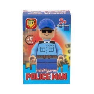 بسته لگو 11 تکه bt مدل 9001 policeman | شهر اسباب بازی