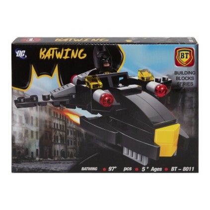 بسته لگو 97 تکه bt هواپیما بتمن 8011 bat wing | شهر اسباب بازی