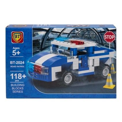 بسته لگو 118 تکه bt پاترول پلیس 2024 road patrol | شهر اسباب بازی