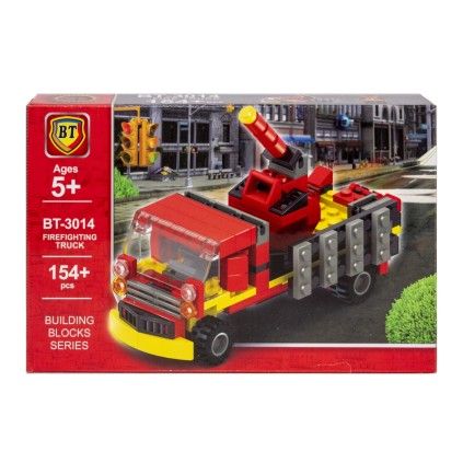 بسته لگو 154 تکه bt کامیون آتش نشانی3014 firefighting truck | شهر اسباب بازی