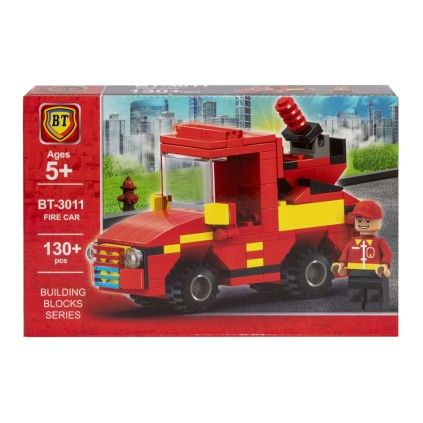 بسته لگو 130 تکه bt ماشین آتش نشانی 3011 fire car | شهر اسباب بازی