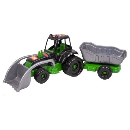 ماشین تراکتور مزرعه به همراه واگن باری | شهر اسباب بازی