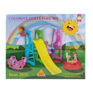 ست وسایل بازی پارک سرسره 5 تکه 2035 | شهر اسباب بازی