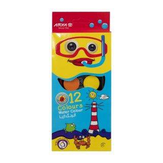 آبرنگ 12 رنگ آریا 5009 | شهر اسباب بازی