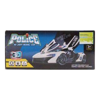 ماشین پلیس موزیکال با چراغ 3 بعدی و دربازشو کاوان تویز 335 kawan toys | شهر اسباب بازی